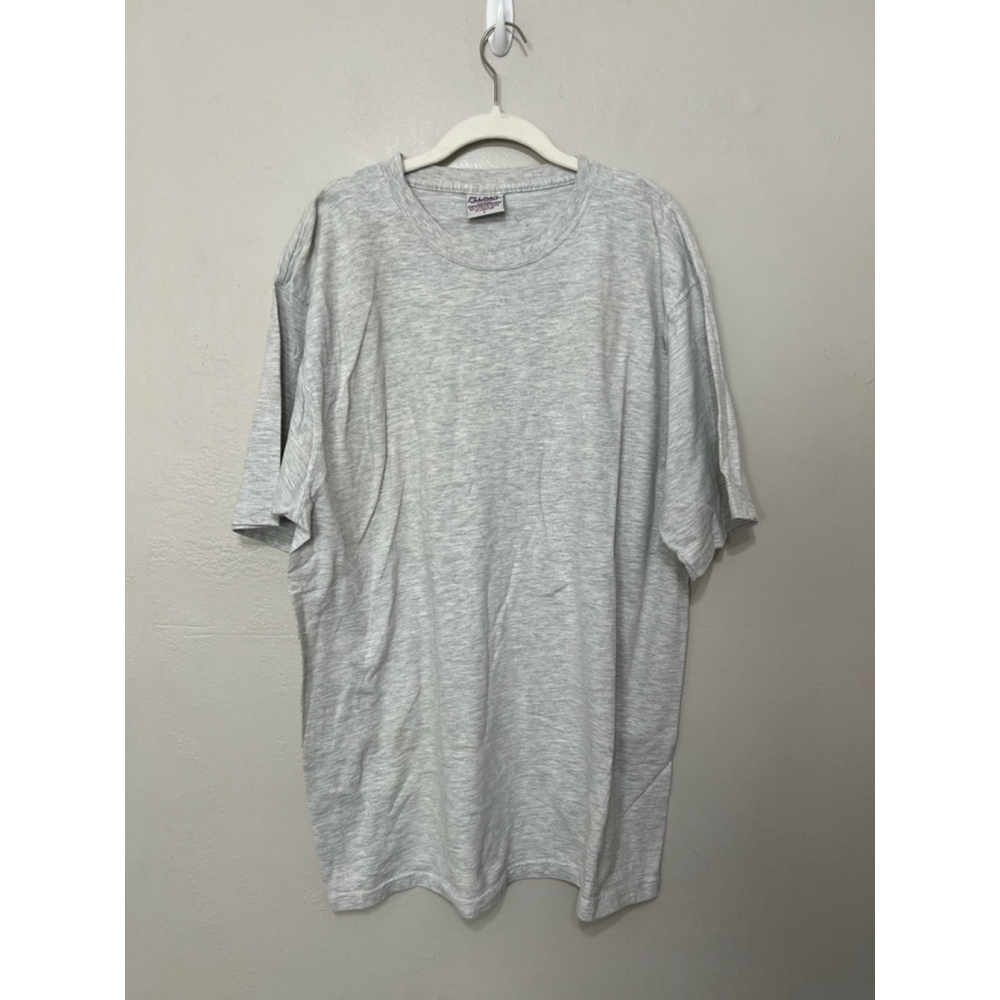 Vintage Pluma‎ Shirt Mens XL Heather Gray Heavyweight Cotton Y2K